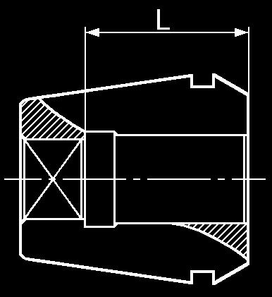 Upínací kleštiny závitníku, tvar s vnitřním čtyřhranem k upínání závitořezných nástrojů Průměr stopky Čtyřhran ER16 31E ER20 4276E ER25 4282E ER32 4537E ER 4716E 3,5 2,7 18 433050 0035 33,70 433053