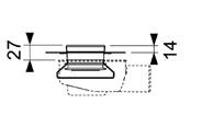 4301 (304) těsnící páska Seal System s kašírováním pro přímé nalepení na přírubu žlabu při použití tekuté či fóliové hydroizolace stavitelné podpěry pro upevnění do stěrky nebo pro ukotvení