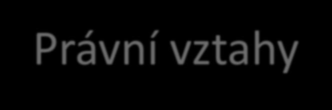 Právní vztahy Ačkoli je poskytování zdravotních služeb předmětem soukromoprávních vztahů mezi jejich poskytovateli a pacienty, jde o