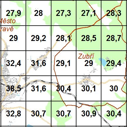 Celkovou úroveň znečištění ovzduší podstatným způsobem ovlivňují velké sídelní útvary v širších vztazích.