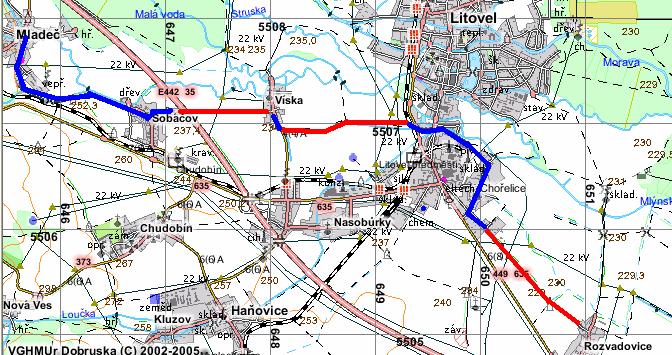 3.1.3.2 Mikroregion Litovelsko, stezka Litovel Sobáčov a Litovel - Rozvadovice Hlavním cílem bylo přesunutí cyklistické dopravy ze silně frekventovaných silnic II. tř.