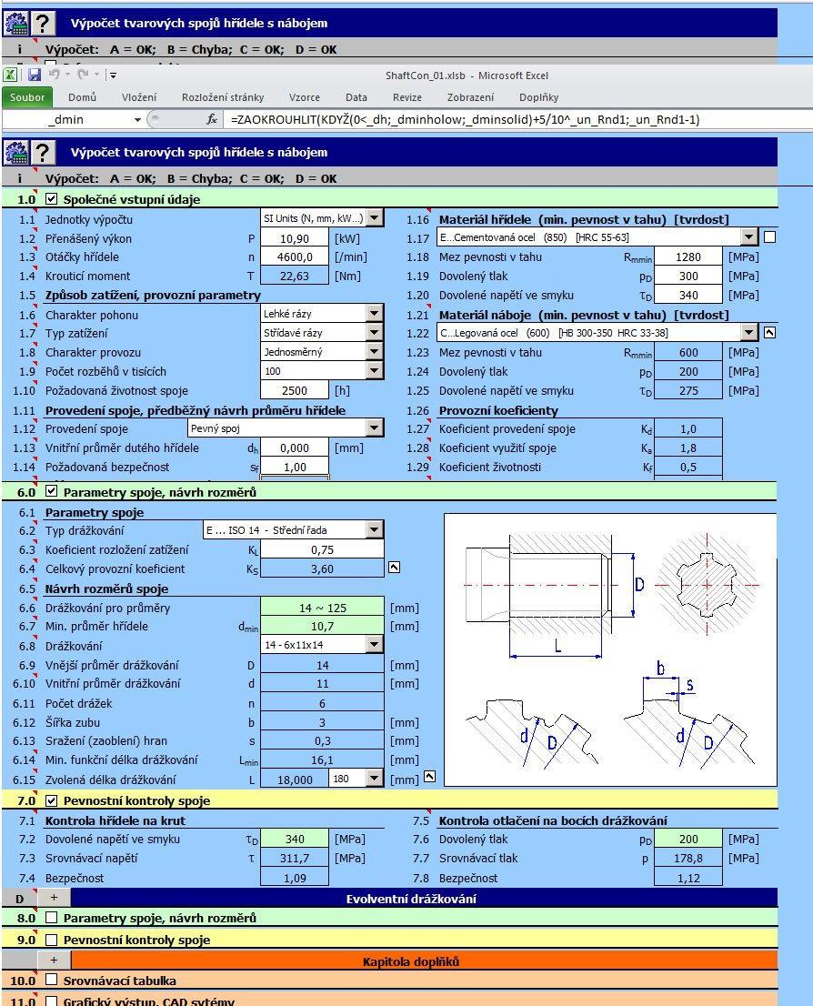 SPOJKA Obr. 7.4 Prostředí programu Mitcalc 7.4 KINEMATICKÝ ROZBOR ODSTŘEDIVÝCH ELEMENTŮ Kinematický rozbor pohybu odstředivých elementů byl proveden v programu PTC Creo 2 Mechanism.