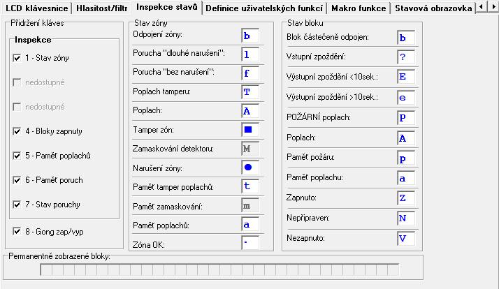 SATEL INT-TSH 11 Obrazovka s menu dojde k zobrazení hlavní obrazovky.