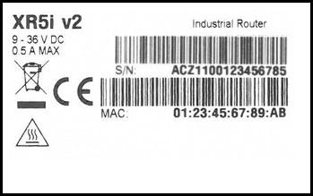 5.2 Značení dodávky Obchodní název Objednací kód 1 Popis XR5i v2f BB-XR2F00vw1y Full verze v plastové krabičce XR5i v2f SL BB-XR2F00vw2y Full