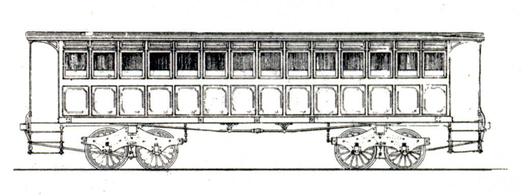 11 2. VÝVOJ PODVOZKŮ OSOBNÍCH VOZŮ První železniční vozy vznikají počátkem devatenáctého století v Anglii a výrazně se odlišovaly od doposud používaných na koněspřežných drahách.