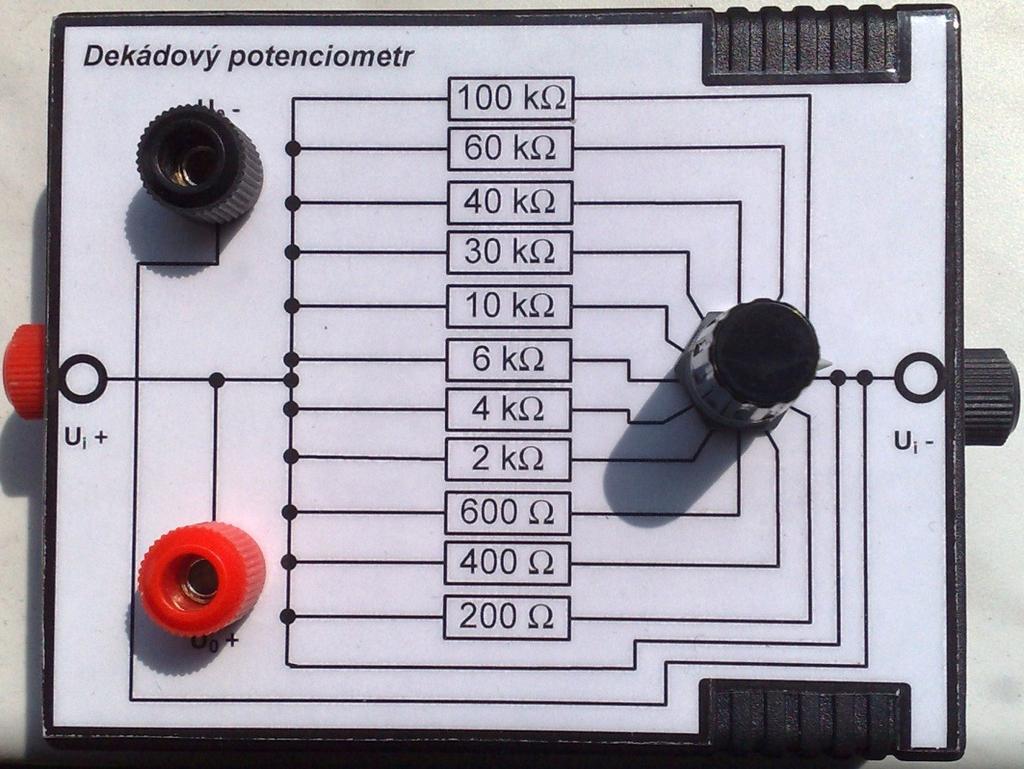 g) obrazovka osciloskopu na níž můžeme orientačně sledovat tvar signálu h) tlačítko DIR slouží k přepnutí na přímý proud do elektrod inverzní i) tlačítko REV umožňuje přepnout proud na inverzní do