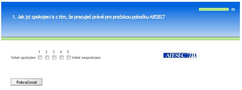 Příloha F: Grafické zpracování elektronické verze dotazníku Průzkum