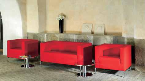 kubik Sedačky Kubik jsou navrženy jako komfortní sezení v designu překračujícím změny trendů a jsou také universálním sezením pro různě koncipované interiéry.