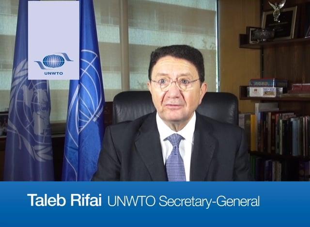 Generální tajemník Světové organizace cestovního ruchu (UNWTO) Taleb Rifai Je