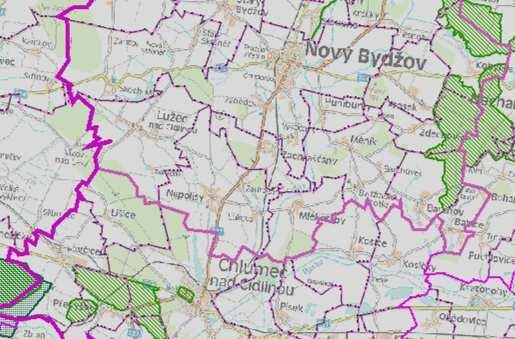 Obrázek. 4: Evropsky významné lokality a ptaí oblasti CHOPAV ešený zámr se nenachází v chránné oblasti akumulace vod (CHOPAV) ani v pásmu hygienické ochrany (PHO) vod. C.I.2.