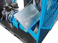Optimální ventilace a velkoobjemový chladič Zdokonalený chladicí proud vzduchu znamená nižší pracovní