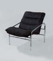 1 114500 Židle barová chrom, černá