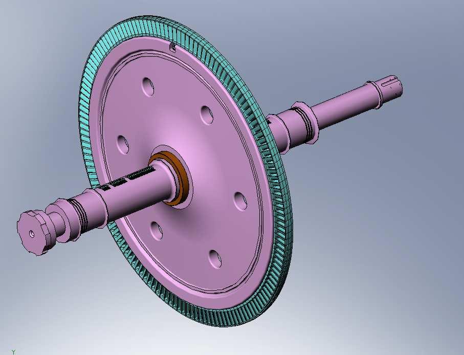 Rotory bubnového typu se používají pro turbíny s přetlakovými stupni. Tyto rotory mohou být zhotoveny z jednoho výkovku. Pro větší namáhání jsou určeny rotory svařované z plných nevrtaných disků.