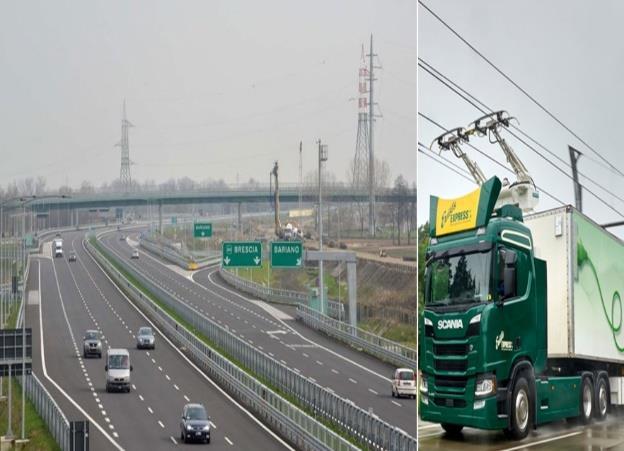 Berlína) 2016 první elektrická dálnice (úsek 6km v Gävle