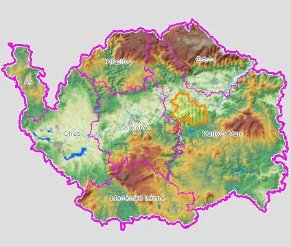 41031 Název OPOU2:: Karlovy Vary Pozn: Přehledové mapky prezentují území celé obce, do které dotčená část obce spadá. A.