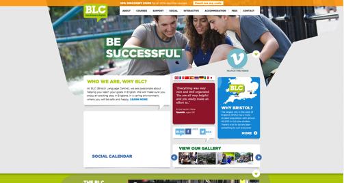 BLC dále nabízí online výukové programy a všichni její studenti mají k dispozici učební