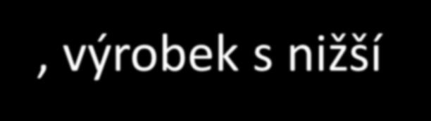 b) rozdíl v pojetí minimální prodejní ceny výrobku Kalkulace úplných vlastních nákladů Výrobek je považován za rentabilní, pokud jeho cena pokrývá jeho úplné vlastní náklady, výrobek s nižší cenou je