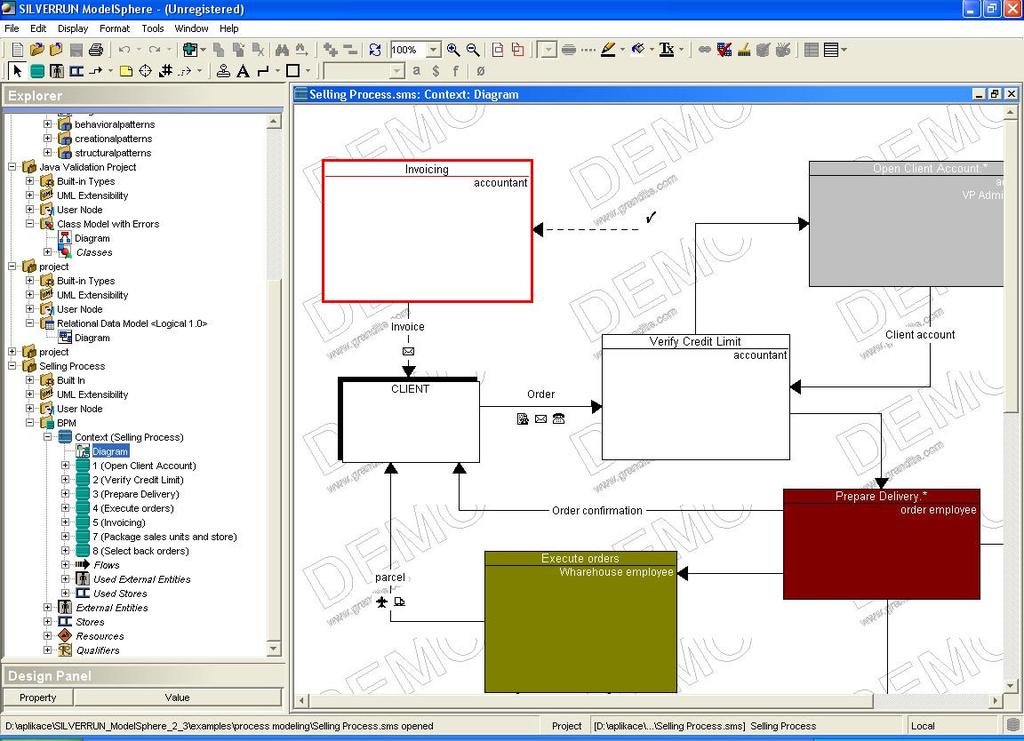 SilverRun Modelspehere Úvod SilverRun Modelspehere (SRM) je CASE, který obsahuje nástroje pro procesní, datové a UML modelování.