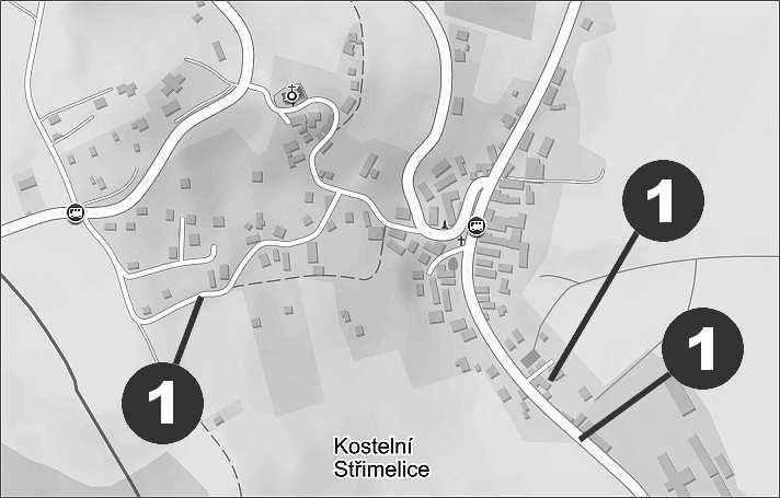 2.3 Pocitová mapa 2 - Kostelní