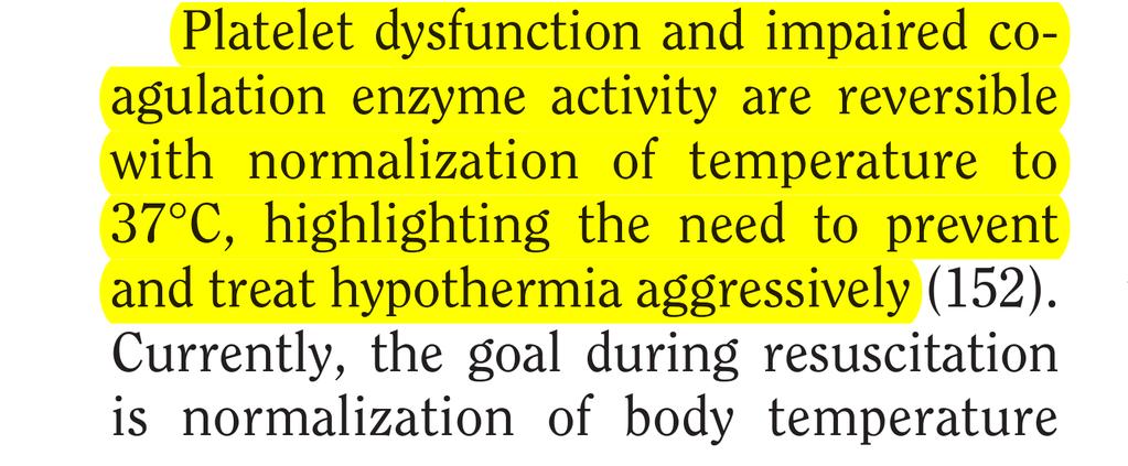 hypotermie