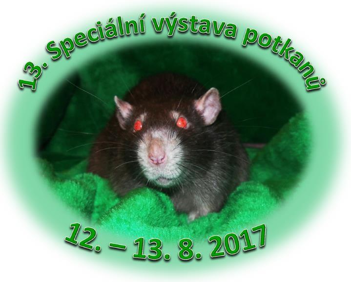 13. ročník tradiční dvoudenní výstavy potkanů NELZE VYSTAVIT STEJNÉ ZVÍŘE V