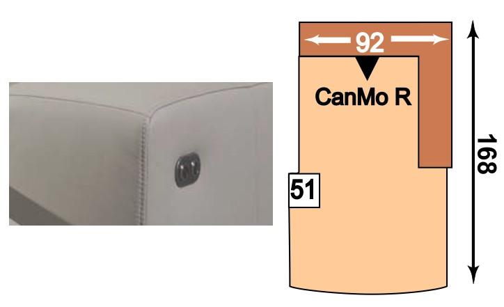 na Infolistu 46 CanL 47 CanR 92 168 Kanape, područka leo nebo prao; není možné kombinaci s díly s VZ nebo EVZ 21780, 19800,