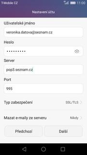 5. Nastavení POP3 serveru opište z naší