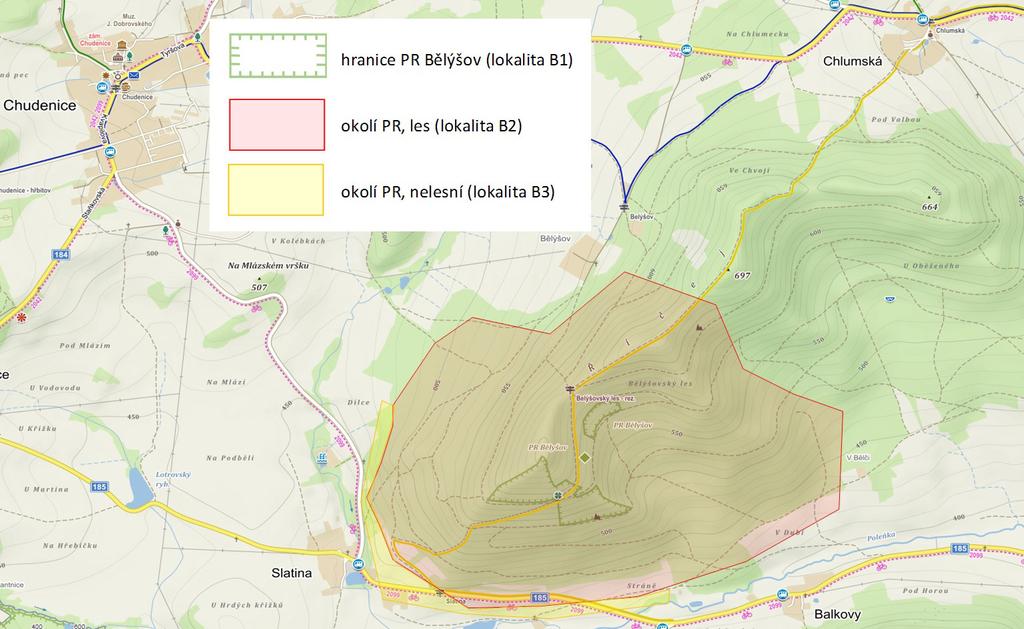 Týr 2016) a údaje z výše zmíněné přírodovědecké studie Státní ochrany přírody (Rejnek 1977).