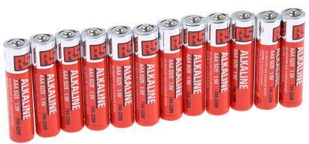 RS Pro Baterie AAA 1.5V Alkalická Podrobnosti o výrobku RS Non-Rechargeable Alkaline Batteries Alkaline batteries provide the longest service life for high drain devices.