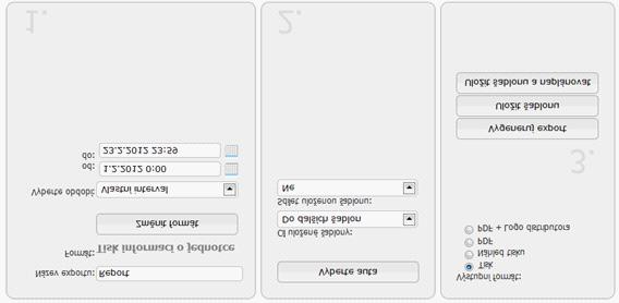 5 Odvozené reporty (tisk) Odvozené reporty jsou určeny k rychlejšímu a snadnějšímu generování dat. Mají již přednastavené parametry a vlastnosti. 5.