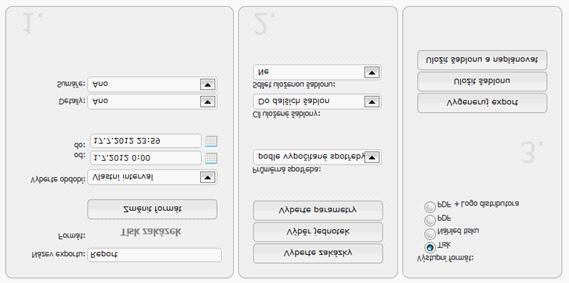 5 Odvozené reporty (tisk) 5.13 Tisk detailů jízd Umístění: Reporty Přidat šablonu Odvozené reporty (tisk) Tisk detailů jízd Tento report slouží k výpisu jízd z knihy jízd.