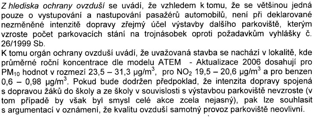 Praze, neznamená sice rozpor s vyhláškou, protože pøedmìtná lokalita se nachází v zónì 4, pøesto však doporuèujeme postupovat v souladu s požadavky výše uvedené vyhlášky na poèet parkovacích stání.