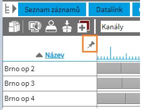 špendlíků pr lepší zviditelnění zafixvanéh slupce (v zálžce časvý phled).