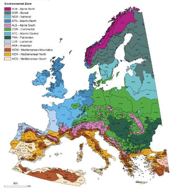 Přírodní poměry souhrn Environmentální (převážně klimatická)