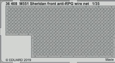 Sheridan front anti-rpg