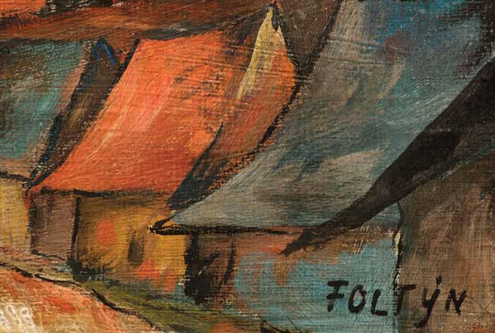 V Košicích se Foltýn seznámil s maďarským malířem Gejzou Schillerem, se kterým podnikal výlety do Podkarpatské Rusi. Foltýn je představitelem tzv.