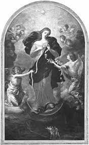 Téma: Modlitba růžence Mariánský měsíc říjen - Papež František a úcta k P. Marii rozvazující uzly V poutním kostele sv. Petra St.