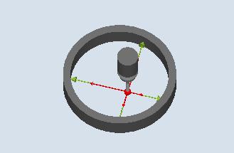 3.3 Měření obrobku (Frézování) V průběhu kalibrační operace se zjišťuje střed kalibračního kruhu (v závislosti na variantě kalibrace) a jeho vzdálenost od počáteční polohy.