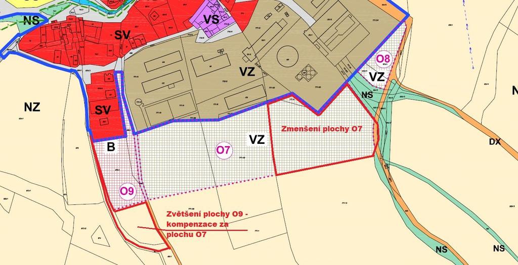 Orgán ochrany ZPF podmínečně souhlasí s navrženým vyhodnocením námitek 4 a 5 týkajících se nových ploch pro bydlení na jihozápadě obce Olešná, pokud bude zajištěn přístup na severně ležící zemědělské