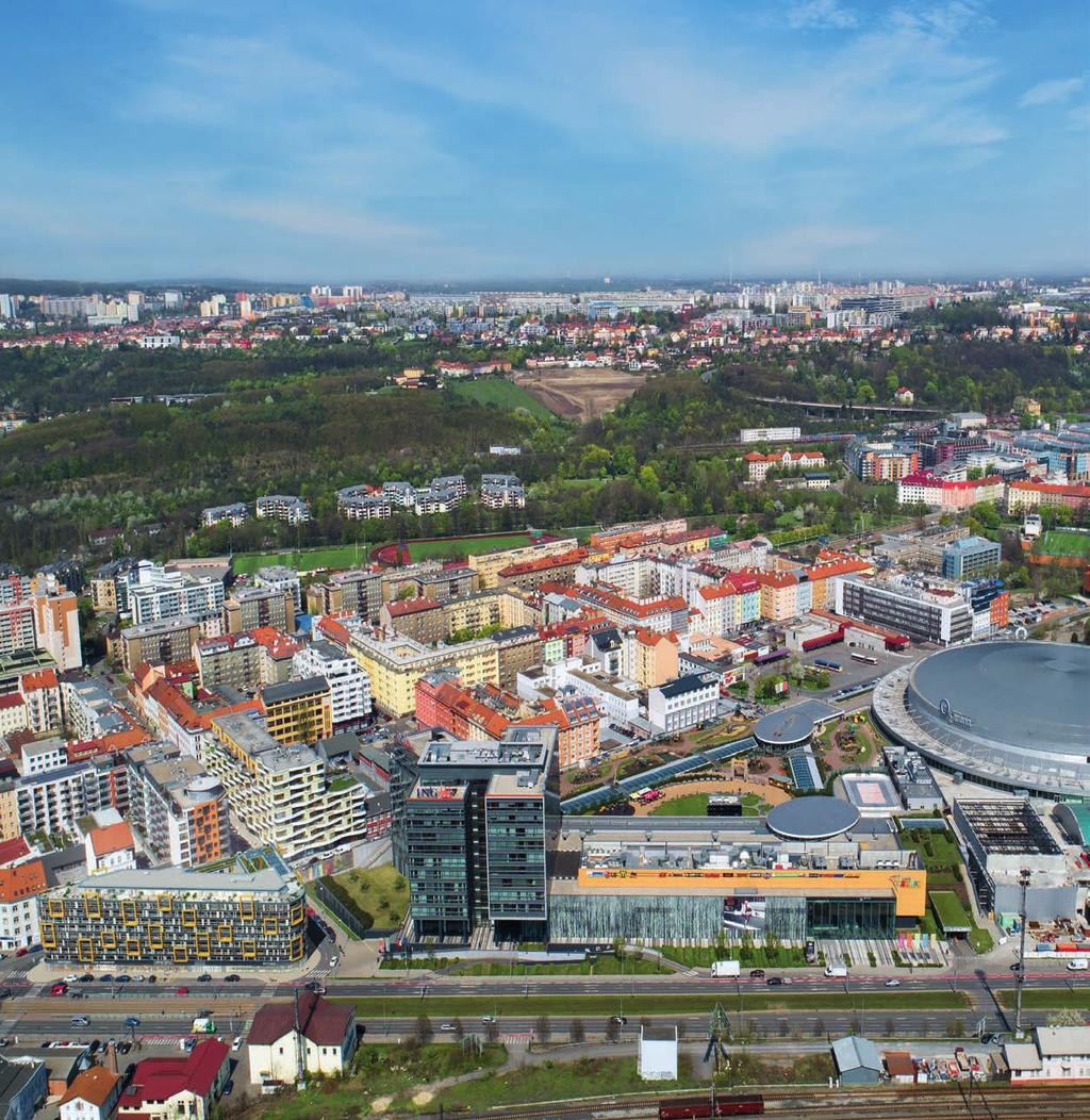 PRAHA 9 LIBEŇ HARFA DESIGN RESIDENCE GPS souřadnice PARK PODVINÍ METRO