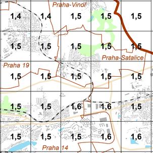 m -3 ] roční průměrná koncentrace PM10_M36 [µg.m -3 ] 36.