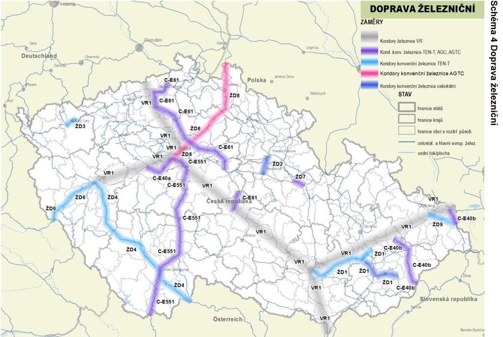 Vysokorychlostní železniční síť v České republice a její