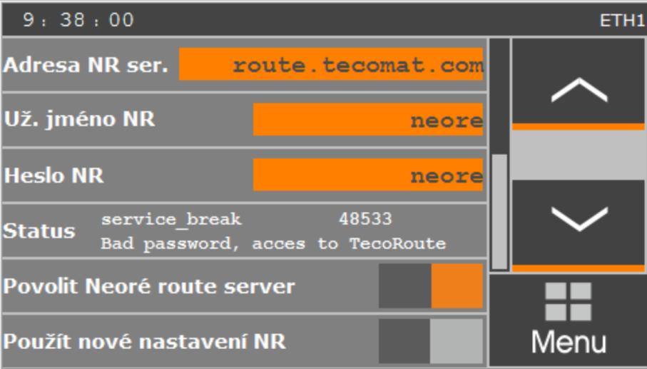 SLUŽBA NEOTA ROUTE Neota Route je nová služba pro tepelná čerpadla NeoRé, která zabezpečí přístup uživatele na webový server prostřednictvím internetu, a to bez nutnosti veřejné IP adresy a přesného