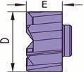 Dobré odvádění třísek také v dírách se dnem. Ke zkrácení doby opracování díky maximální řezné rychlosti, velkému posuvu a většímu objemu vystružování. Celotvrdokov/s povrch. vrstvou TiAlN.