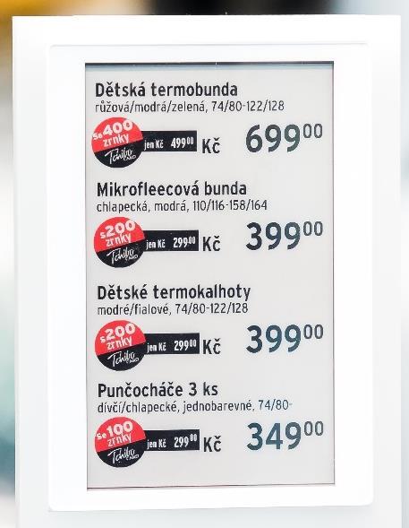 Jak cenovky fungují?