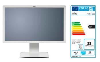 Datasheet Fujitsu Monitor P27T-7 UHD Špičkový monitor: 27 (68,5 cm), širokoúhlé zobrazení Špičková zobrazovací technologie a inovativní řešení šetrná k životnímu prostředí Pokud jste profesionálové,