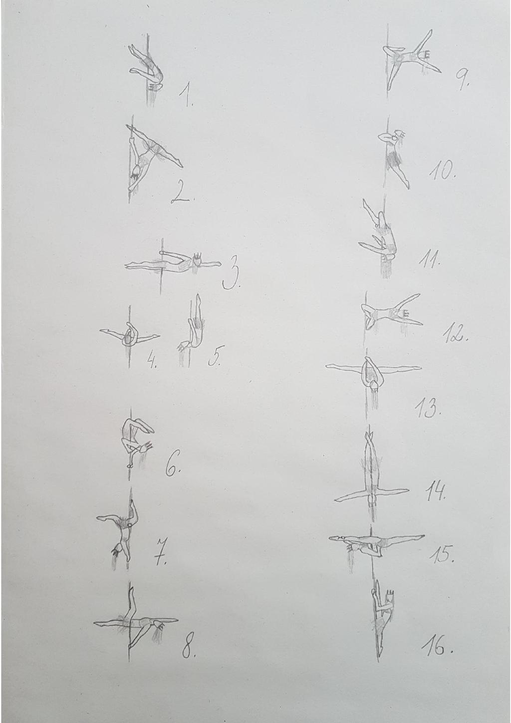 Obrázek 1 (Povolené princeznovské prvky pro kategorii začátečník Z1, Z2, Z3)