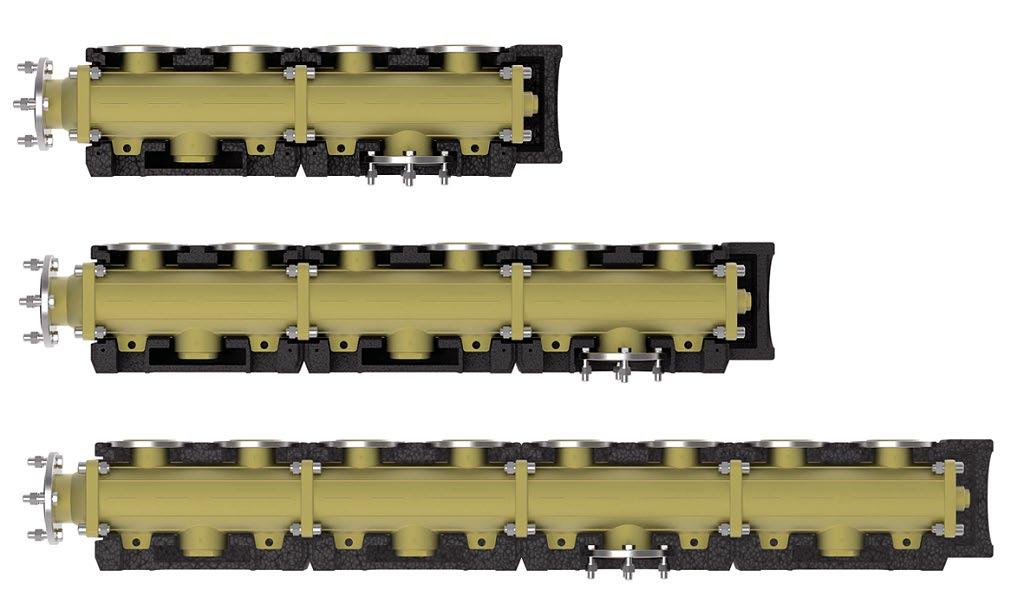 1) Výrobek: HORIZONTÁLNÍ ROZDĚLOVAČ - pro kotlové moduly DN 40 / DN 50 2) Typ: PAW.MV40 PAW.