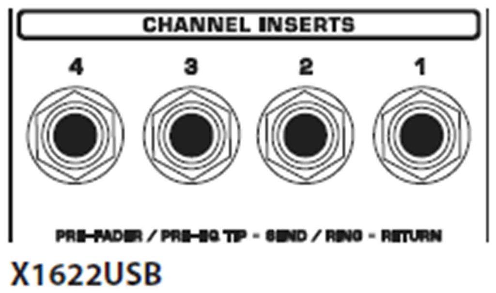 Avšak cesta signálu se přeruší pouze v případě, že je konektor zastrčen do příslušné zásuvky (stereofonní zástrčka: špička = výstup signálu; kroužek = vstup při návratu).