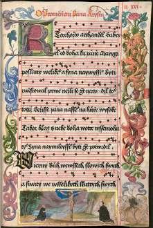 50. Žlutický kancionál, fol. 257r, 1558 1565.